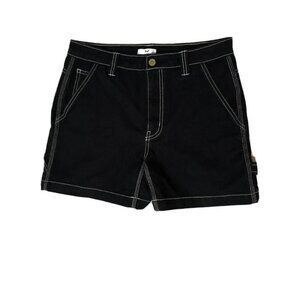 Aritzia TNA Greenwich 5" Cotton Shorts Women's Size 4 Black/White New with Tags